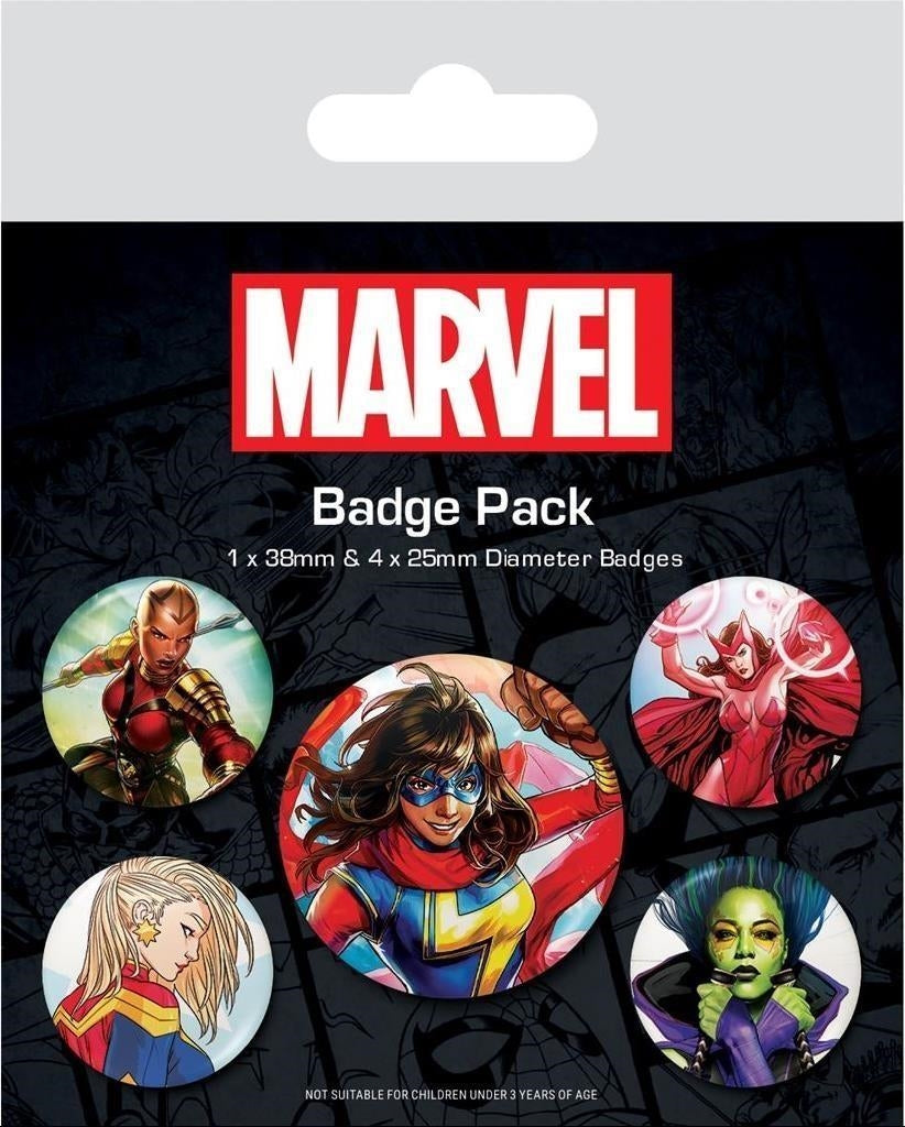 Marvel (The Iconic Women Of Marvel) Badge Pack