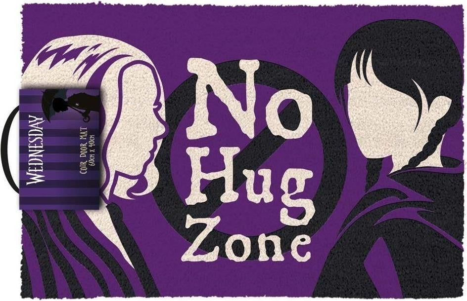 Wednesday: Pyramid - No Hug Zone (Door Mat / Zerbino)