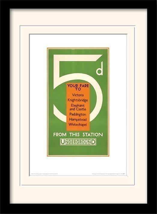 Pyramid: London Transport (13) (Stampa in Cornice 30x40 Cm)