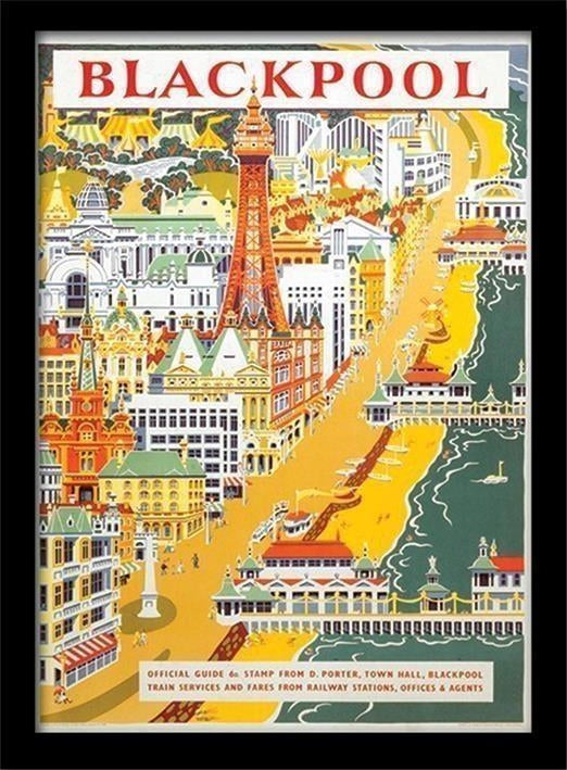 Pyramid: Blackpool - 6 (Stampa In Cornice 30X40 Cm)