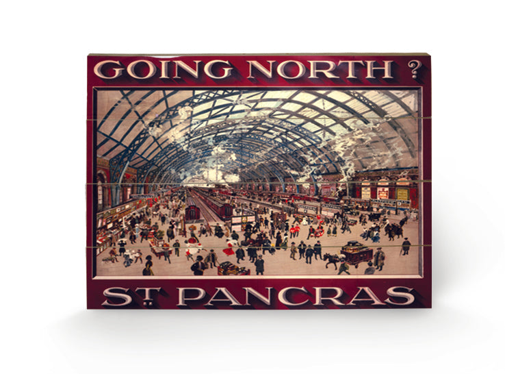 Pyramid: St Pancras (Stampa Su Legno 59X40Cm)