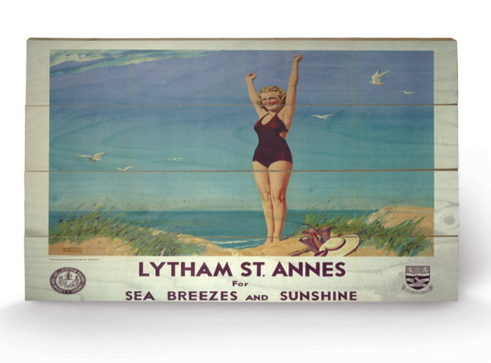 Pyramid: Lytham St Annes - 2 (Stampa Su Legno 76X45Cm)