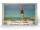 Pyramid: Lytham St Annes - 2 (Stampa Su Legno 76X45Cm)