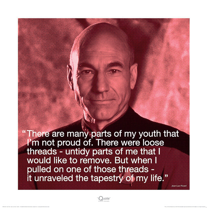 Star Trek: Pyramid - Jean-Luc Picard Iquote (Stampa 40X40 Cm)