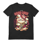 Ilustrata - Lucky Cat (Black) T-Shirt