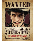 One Piece: Live Action - Mihawk Wanted Poster (Collector Print / Stampa)