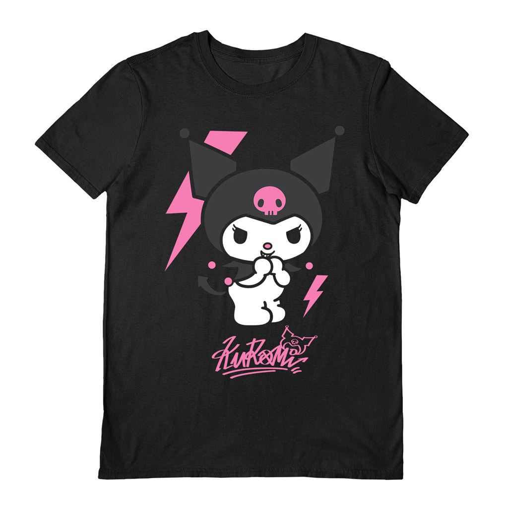Kuromi (Tagged) Black Unisex T-Shirt Xlarge