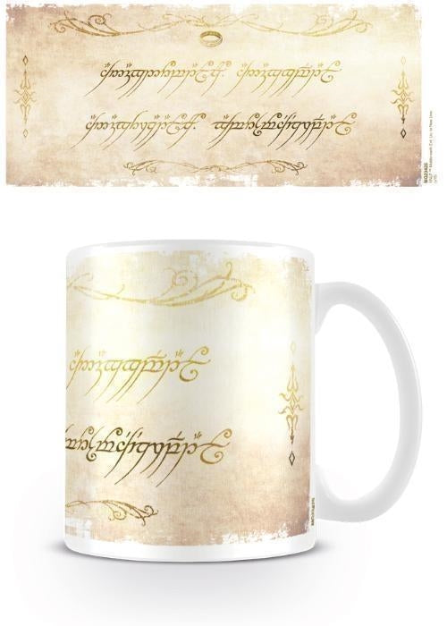 Lord Of The Rings (The): Ring Inscription -Mug- (Tazza)