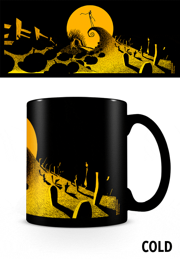 Disney: Pyramid - Nightmare Before Christmas - Graveyard Scene (Tazza Termosensibile)