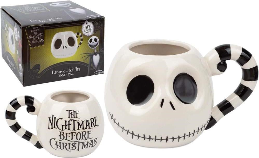 Disney: Pyramid - The Nightmare Before Christmas - Jack Head 3D Sculpted (Shaped Mug /Tazza Sagomata)