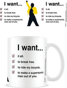 Queen: Pyramid - I Want Checklist(Mug / Tazza)
