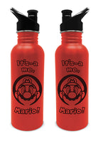 Nintendo: Pyramid - Mario Metal Canteen Bottle (Bottiglia)