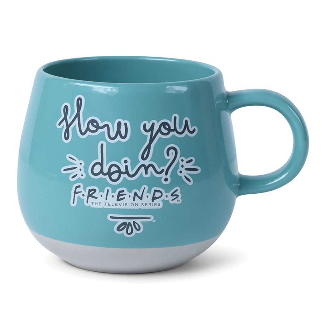 Friends: Pyramid - How You Doin (Green Round Mug / Tazza)