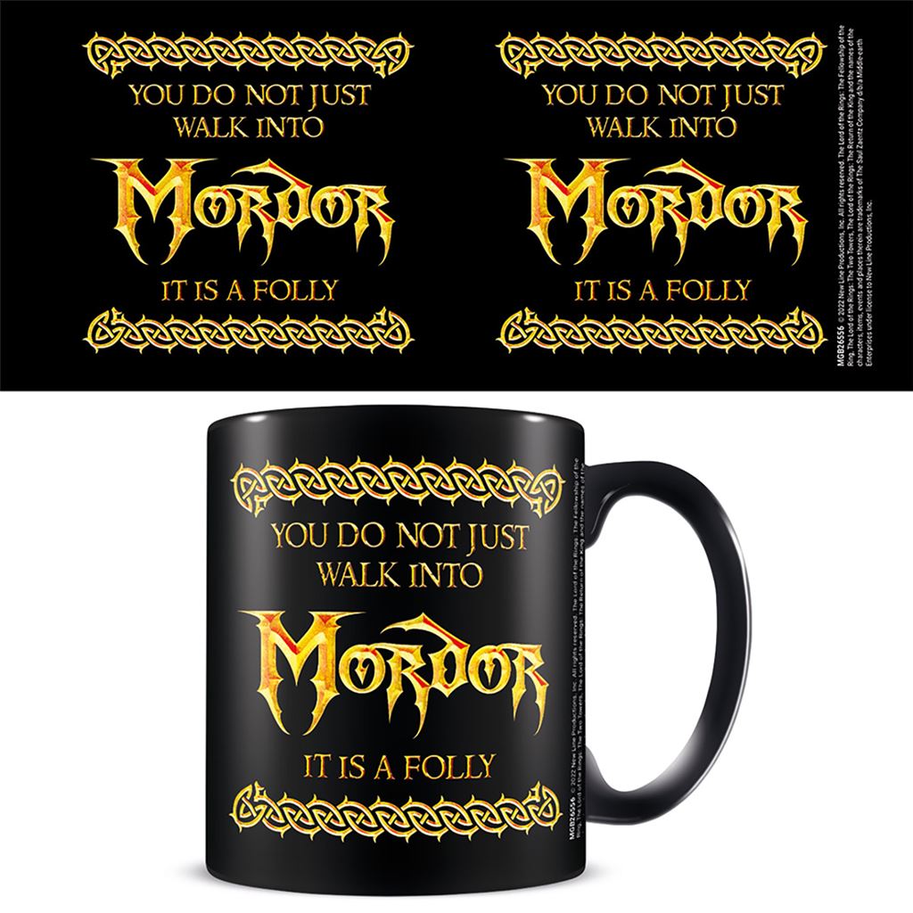 Lord Of The Rings (The): Pyramid - Walk Into Mordor Black (Mug / Tazza)