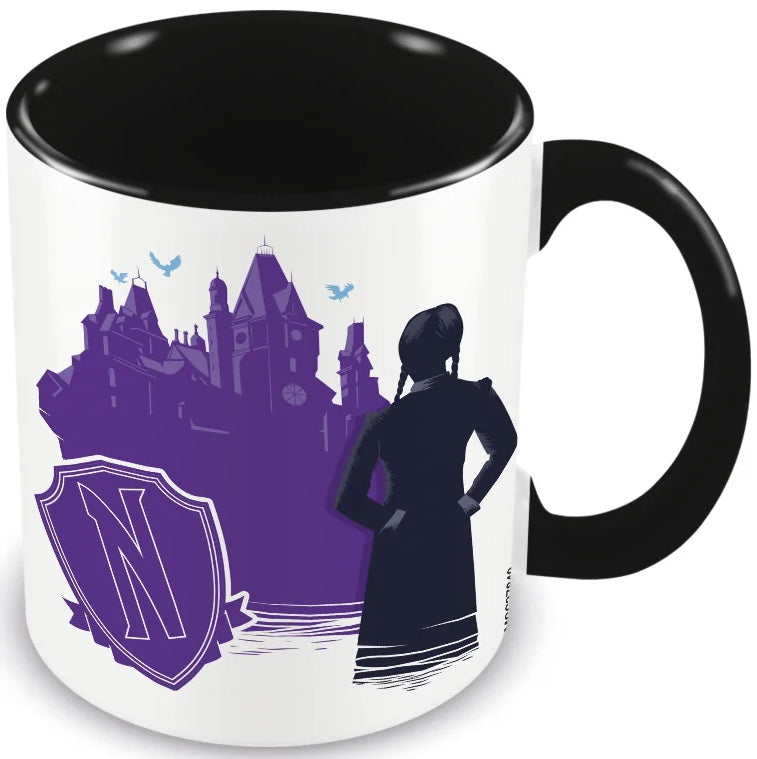 Wednesday: Pyramid - Teenage Purgatory Black (Coloured Inner Mug / Tazza)