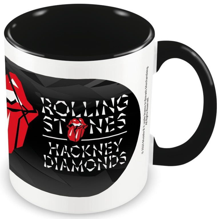 Rolling Stones (Black Diamond) Black Coloured-Inner Mug
