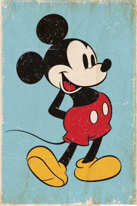 Disney: Pyramid - Mickey Mouse - Retro (Poster Maxi 61X91,5 Cm)