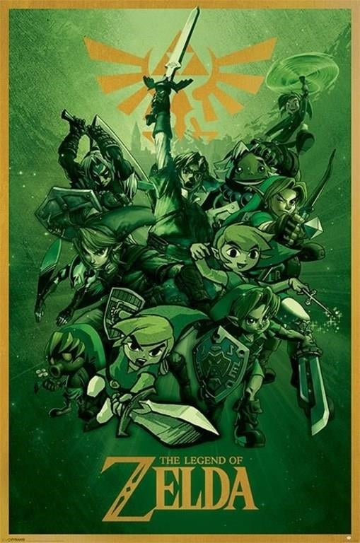 Nintendo: Pyramid - The Legend Of Zelda - Link (Poster Maxi 61X91,5 Cm)