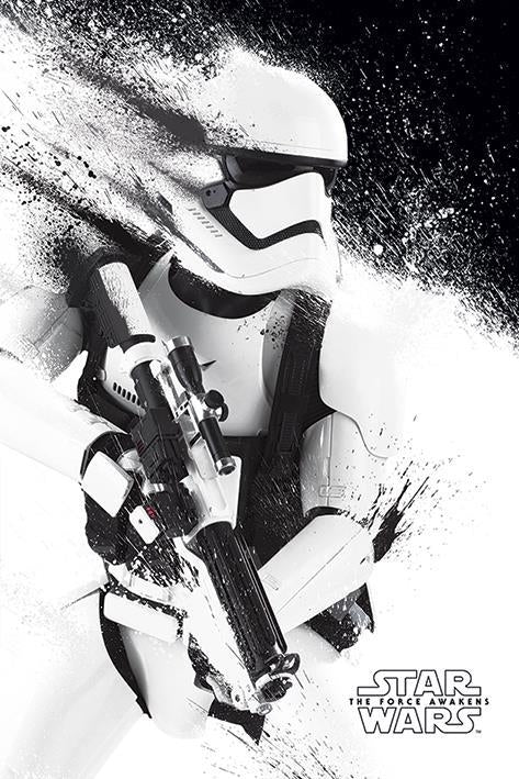 Star Wars: Pyramid - Episode VII - Stormtrooper Paint (Poster Maxi 61X91,5 Cm)