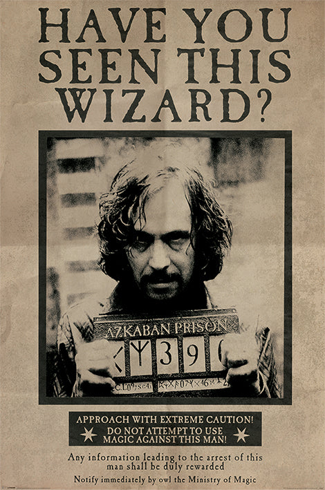 Harry Potter: Pyramid - Wanted Sirius Black (Poster Maxi 61X91,5 Cm)