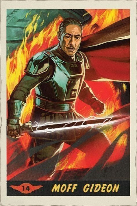 Star Wars: Pyramid - The Mandalorian: Moff Gideon Card Maxi Poster (Poster Maxi 61X91,5 Cm)