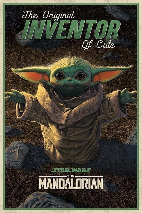 Star Wars: Pyramid - The Mandalorian: Pyramid - The Original Inventor Of Cute (Poster Maxi 61X91,5 Cm)