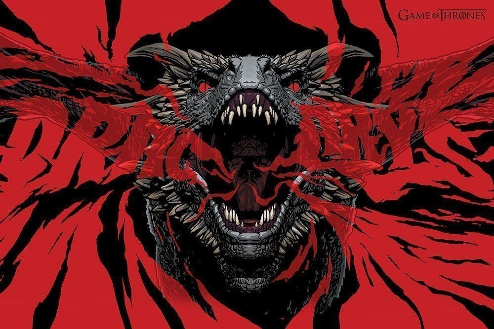 Game Of Thrones: Pyramid - Dracarys (Poster Maxi 61X91,5 Cm)