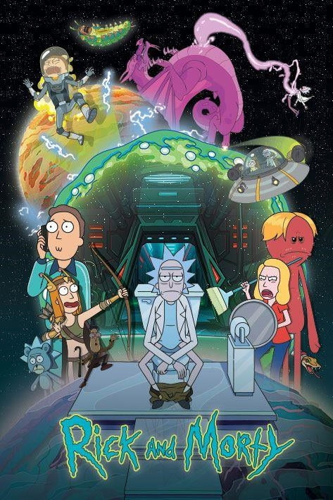 Rick And Morty: Pyramid - Toilet Adventure (Poster Maxi 61X91,5 Cm)