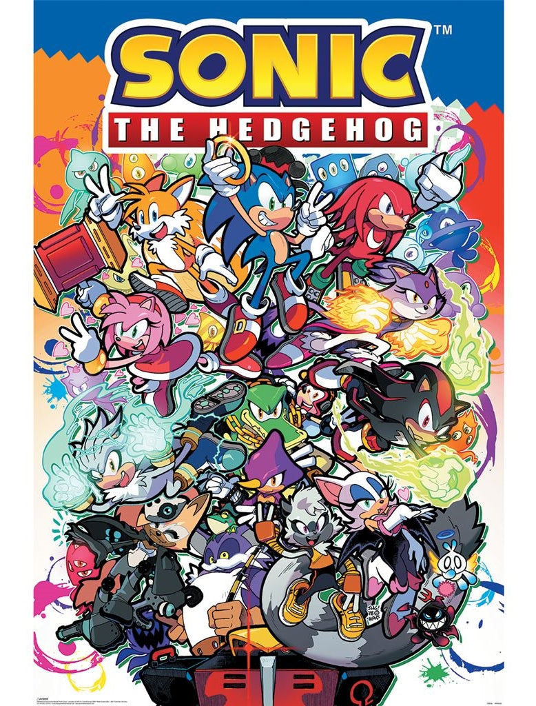 Sonic The Hedgehog (Sonic Comic Characters) Maxi Poster