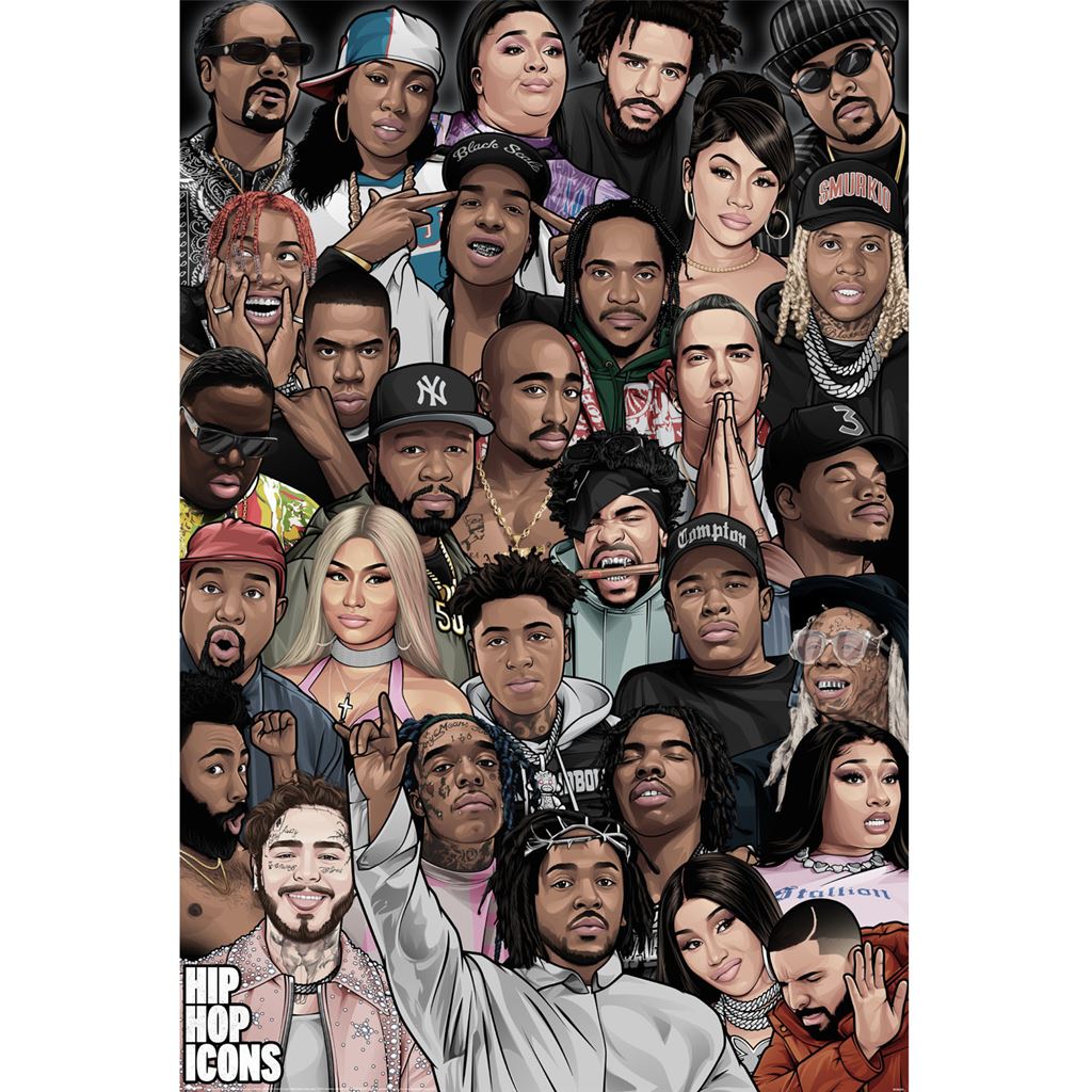 Hip Hop Icons: Pyramid (Poster Maxi 61X91,5 Cm)