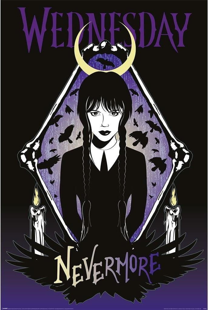 Wednesday: Pyramid - Raven (Maxi Poster 61X91,5Cm)