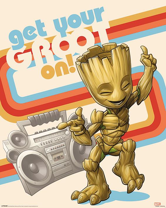 Marvel: Pyramid - Guardians Of The Galaxy 2 - Get Your Groot On (Poster Mini 40x50 Cm)