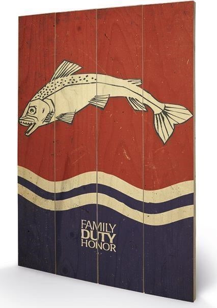 Game Of Thrones: Pyramid - Tully (Stampa Su Legno 59X40 Cm)