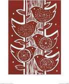 Pyramid: Amanda Colville: Five Birds (Stampa 30X40 Cm)