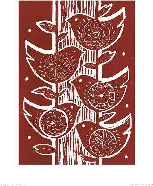 Pyramid: Amanda Colville: Five Birds (Stampa 30X40 Cm)