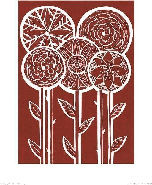 Pyramid: Amanda Colville: Five Flowers (Stampa 30X40 Cm)