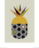 Pyramid: Little Design Haus: Pineapple (Stampa 30X40 Cm)