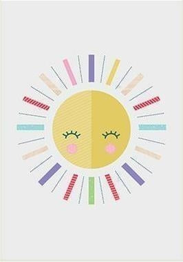 Pyramid: Little Design Haus: Sun (Stampa Montata 24X30 Cm)