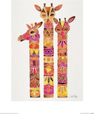 Cat Coquillette: Pyramid - Giraffes (Stampa 30X40 Cm)