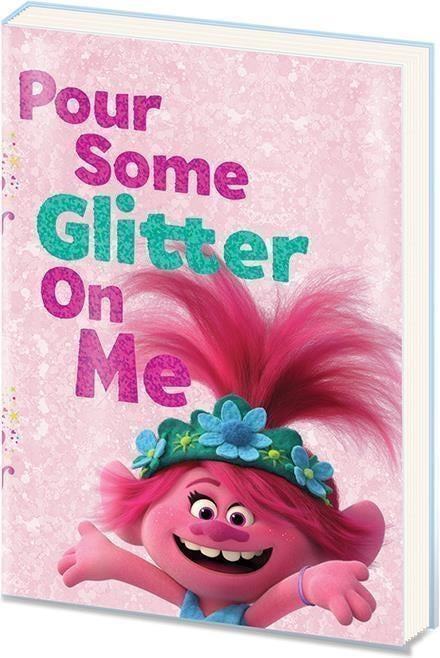 Trolls: Pyramid - World Tour - Pour Some Glitter PVC Premium A5 Notebook (Quaderno)