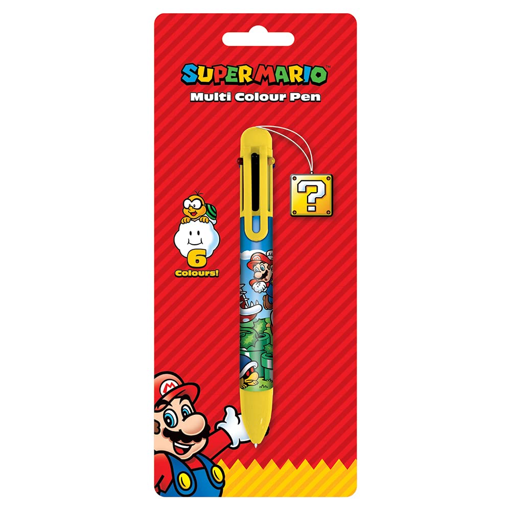 Nintendo: Pyramid - Super Mario (Multi Colour Pen / Penna)