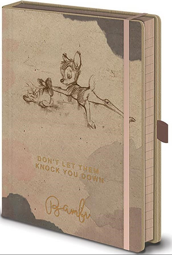 Disney: Pyramid - Bambi - Dont Let Them Knock You Down (A5 Premium Notebook / Quaderno)