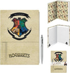 Harry Potter: Pyramid - Intricate Houses Premium Notebook With Pen (Set Quaderno+Penna)