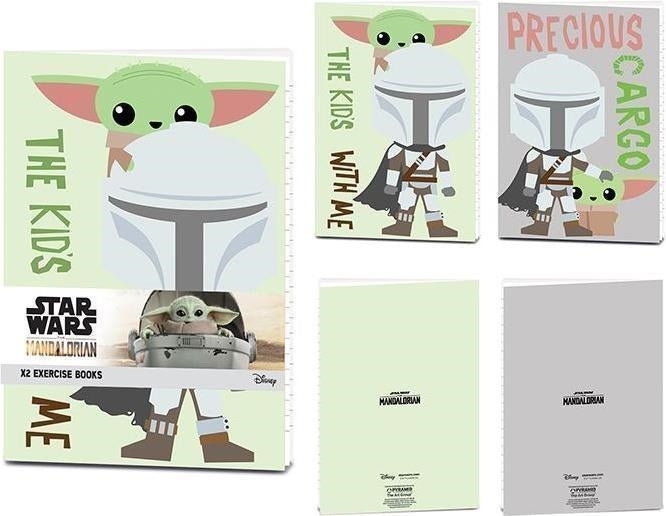Star Wars: Pyramid - The Mandalorian A5 Exercise Book (Set Of 2)