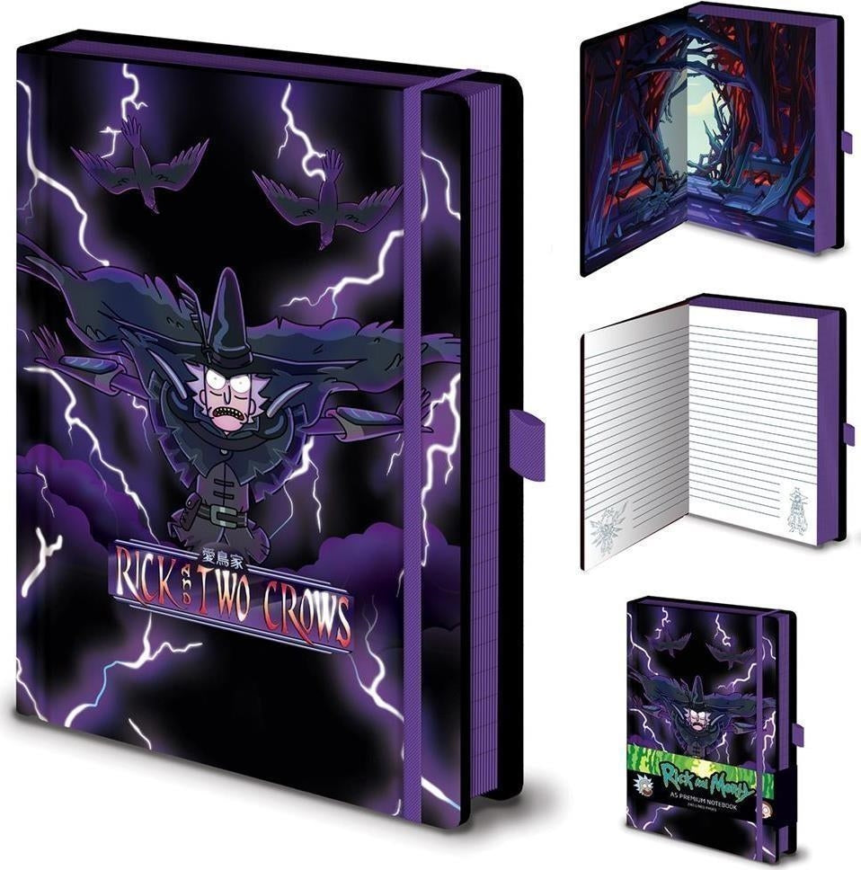 Rick And Morty: Pyramid - (2 Crows) A5 Premium Notebook