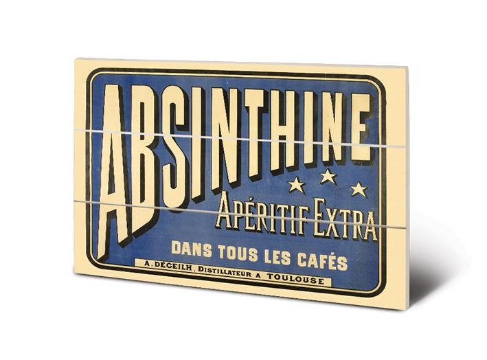 Absinthe Aperitif (Stampa Su Legno)