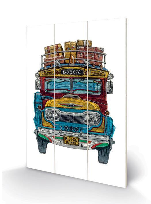 Barry Goodman (Columbian Bus) (Stampa Su Legno)