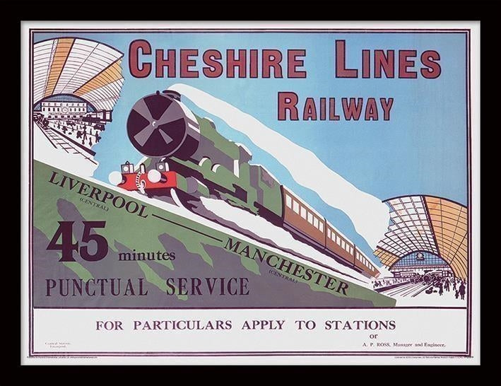 Pyramid: Liverpool (Cheshire Lines Railway) (Stampa In Cornice)