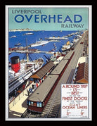 Pyramid: Liverpool (Overhead Railway 1923 By W.T.) (Stampa In Cornice)