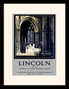 Pyramid: Lincoln (Cathedral Window By Fred Taylor) (Stampa In Cornice)